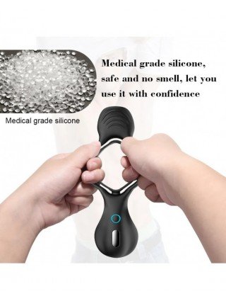 Penis Rings Vibrator for Men 10 Speeds Vibring Delay