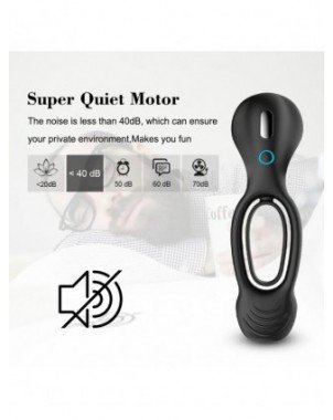 Penis Rings Vibrator for Men 10 Speeds Vibring Delay