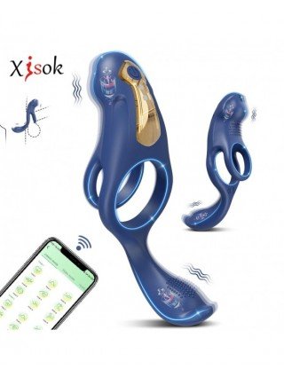 App Wireless Vibrating Penis Cock Ring Clitoris Stimulator