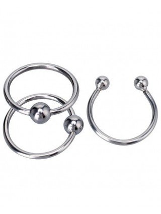 Stainless Steel Lock Fine Ring Toys Flirt Exercise Sex Toys Men