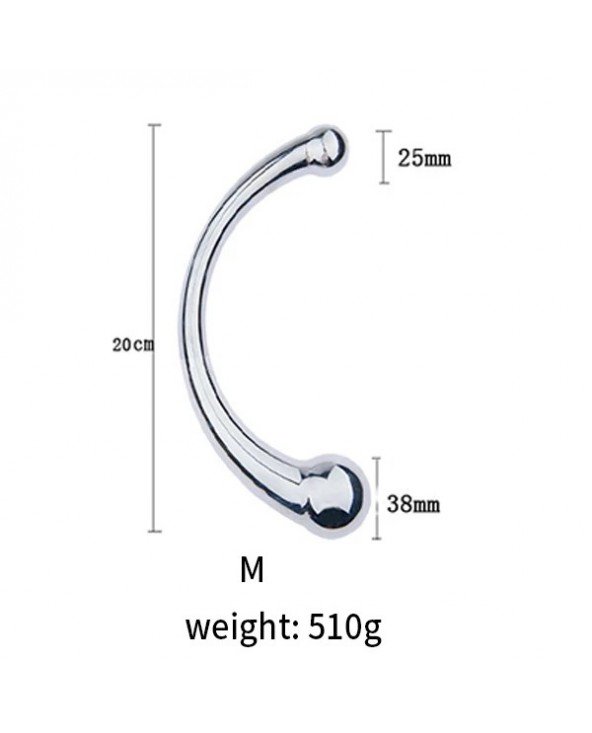 Met Double-Ended Dildo Anal Plug Sex Toy with Different Size