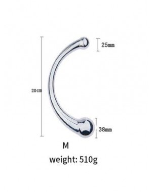 Met Double-Ended Dildo Anal Plug Sex Toy with Different Size