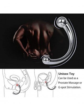 Met Double-Ended Dildo Anal Plug Sex Toy with Different Size