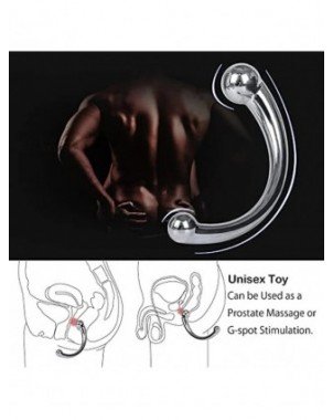 Met Double-Ended Dildo Anal Plug Sex Toy with Different Size