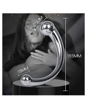 Met Double-Ended Dildo Anal Plug Sex Toy with Different Size