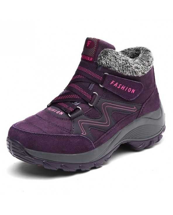 Hiking Shoes For Women Real Leather Non-Slip Outdoor Hiking