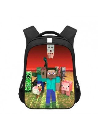 11/13/16 Inch MINECRAFT School Bags For Children Kids Cartoon