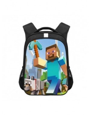 11/13/16 Inch MINECRAFT School Bags For Children Kids Cartoon