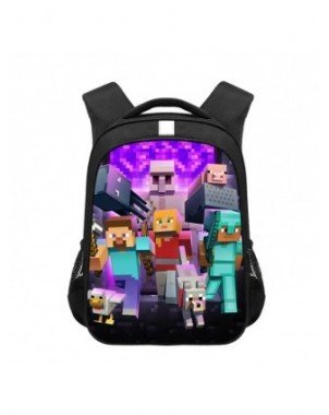 11/13/16 Inch MINECRAFT School Bags For Children Kids Cartoon