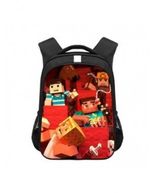 11/13/16 Inch MINECRAFT School Bags For Children Kids Cartoon