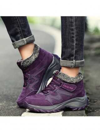 Hiking Shoes For Women Real Leather Non-Slip Outdoor Hiking