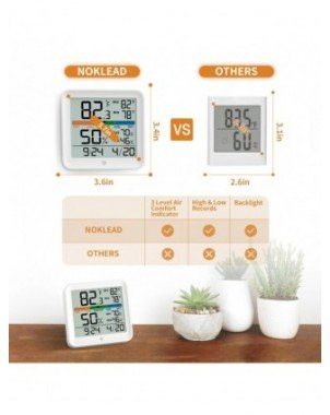 Temperature And Humidity Clock Home Indoor High-precision Baby