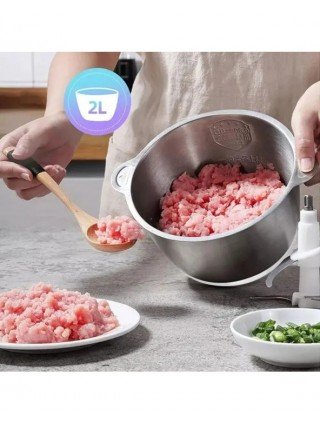 BioloMix 2 Speeds 500W Stainless Steel 2L Capacity Electric