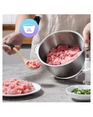 BioloMix 2 Speeds 500W Stainless Steel 2L Capacity Electric