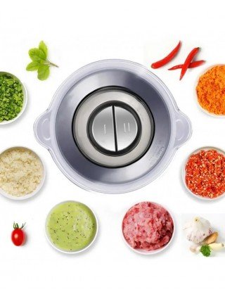 BioloMix 2 Speeds 500W Stainless Steel 2L Capacity Electric
