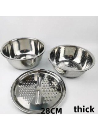 3pcs/ 1set Vegetable Slicer Multifunctional Stainless Steel