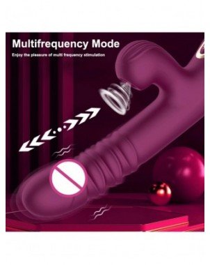 Thrusting Pushing Vibrator Sex Toy for Women Clit Sucker