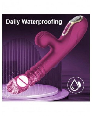 Thrusting Pushing Vibrator Sex Toy for Women Clit Sucker