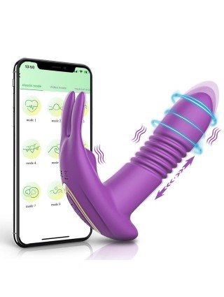 Thrusting Women Panties Vibrator APP Vagina G-Spot Clitoris