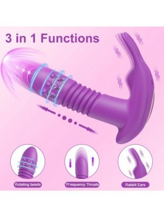 Thrusting Women Panties Vibrator APP Vagina G-Spot Clitoris