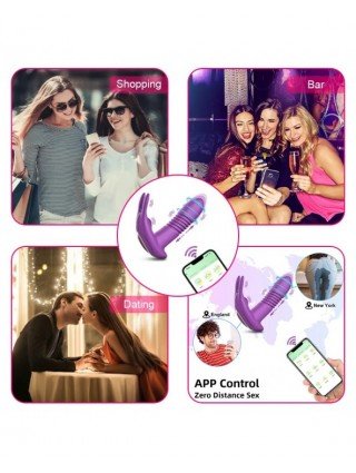 Thrusting Women Panties Vibrator APP Vagina G-Spot Clitoris