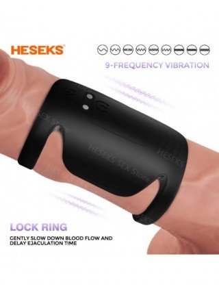 Sex Toys for Men 9 Mode Male Masturbation Vibrating Cock Ring