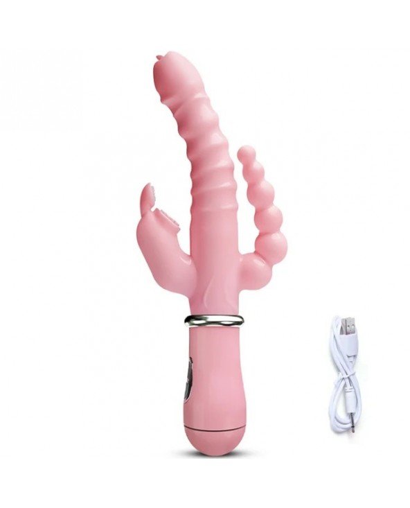 3In1 vibratorius Masturbatoriai Dildo sekso žaislai Licking