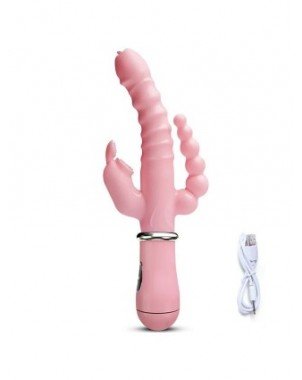 3In1 vibratorius Masturbatoriai Dildo sekso žaislai Licking