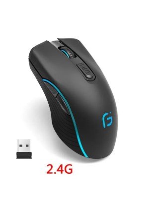 Rechargeable Computer Mouse Dual Mode Bluetooth+2.4Ghz Wireless