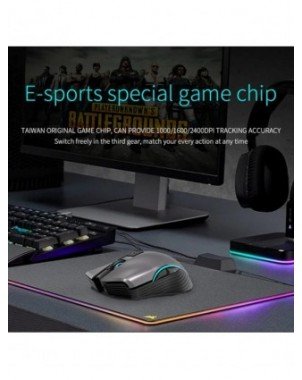 Rechargeable Computer Mouse Dual Mode Bluetooth+2.4Ghz Wireless