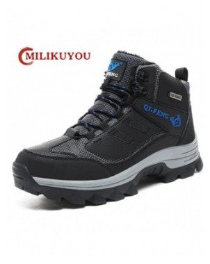 Brand Men Winter Snow Boots Waterproof Leather Sneakers Plush
