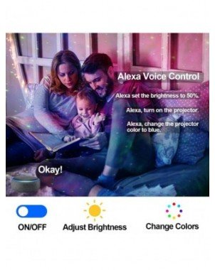 "Galaxy" projektoriaus šviesa "Tuya Smart Life" išmanusis