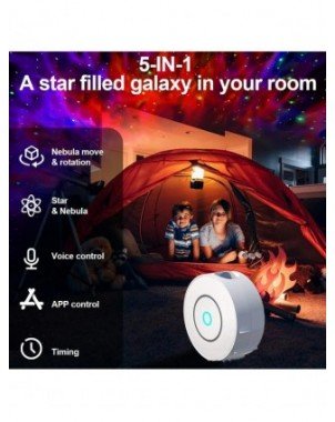 "Galaxy" projektoriaus šviesa "Tuya Smart Life" išmanusis