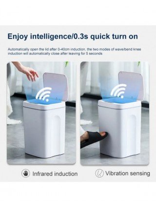 12-16L Smart Trash Can Automatinis jutiklis Electric Waste Bin