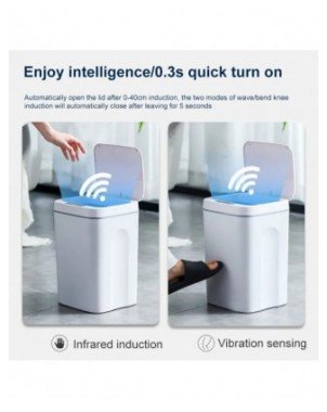 12-16L Smart Trash Can Automatinis jutiklis Electric Waste Bin