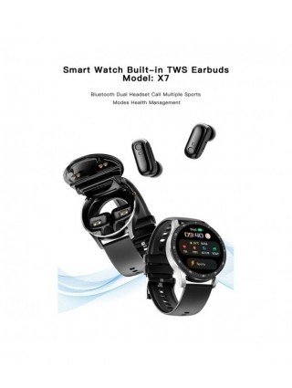 X7 Headset Smart Watch TWS Two In One Wireless Bluetooth Dual