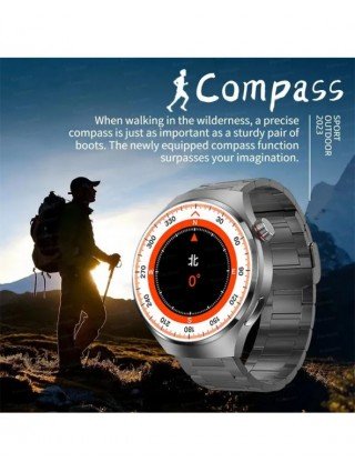 GT4 Pro Smart Watch Men NFC GPS Tracker AMOLED 360*360 HD