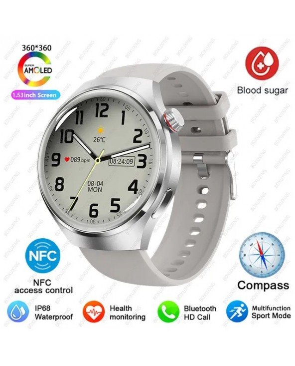 4 Pro Smart Watch 360 * 360 360 HD ekranas BT skambutis NFC 4 Pro Smart Watch 360 * 360 360 HD ekranas BT skambutis NFC