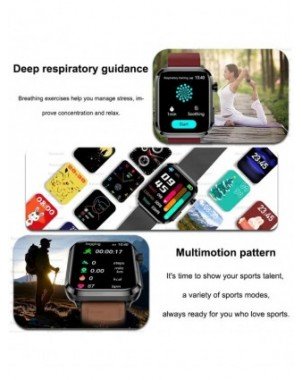 Medical Grade Smart Watch Blood Sugar Blood Lipid Uric Acid ECG