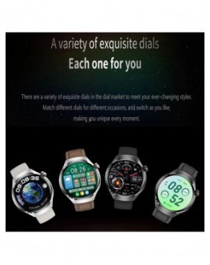 New GPS Smart Watch Mens GT4 Pro 360*360 HD Screen Heart rate