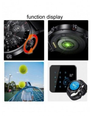 ECG+PPG Bluetooth Call Smart Watch Mens Sports NFC Waterproof