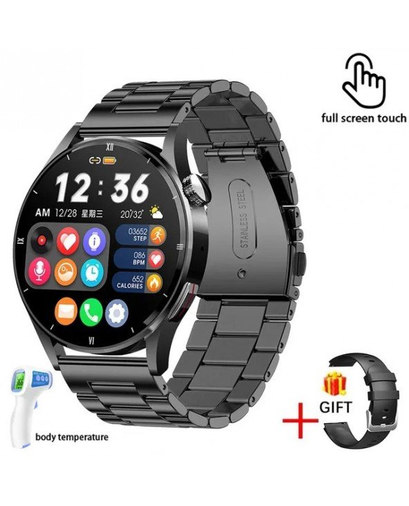 Lige Watch For Men Smart Watch AMOLED HD Screen Body