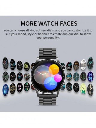 "Lige" laikrodis vyrams "Smart Watch" AMOLED HD ekranas Kūno