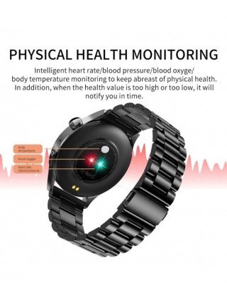 "Lige" laikrodis vyrams "Smart Watch" AMOLED HD ekranas Kūno