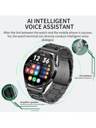 "Lige" laikrodis vyrams "Smart Watch" AMOLED HD ekranas Kūno
