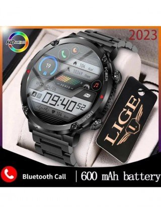 Naujas 600 mAh baterijos laikrodis vyrams Smart Watch