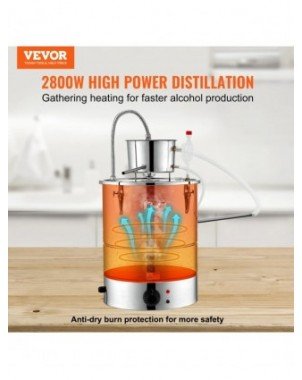 30/50L Stainless Steel Alcohol Distiller Alcohol Still