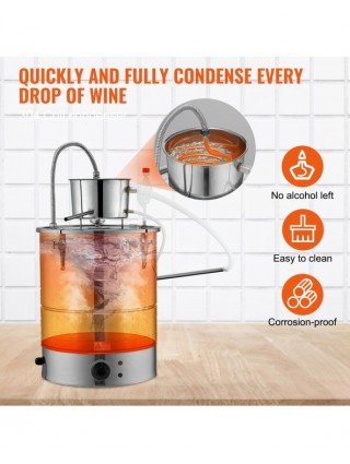 30/50L Stainless Steel Alcohol Distiller Alcohol Still