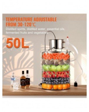 30/50L Stainless Steel Alcohol Distiller Alcohol Still