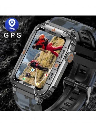 Naujas GPS Smart laikrodis vyrams "Bluetooth" skambučių